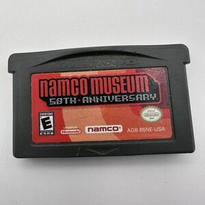 Namco Museum 50th Anniversary (Game Boy Advance GBA, 2005) Authentic Tested!